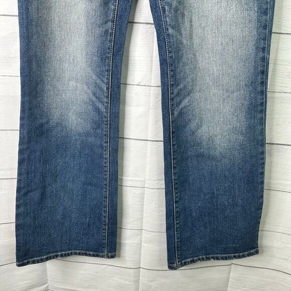 American Eagle Womens size 12 Slim Boot Cut Jeans Stretch - Picture 4 of 8